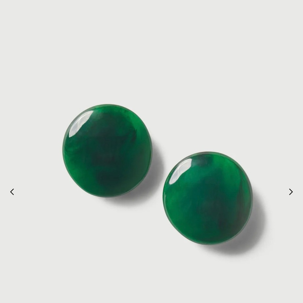 Naked Wardrobe Resin Round Earrings